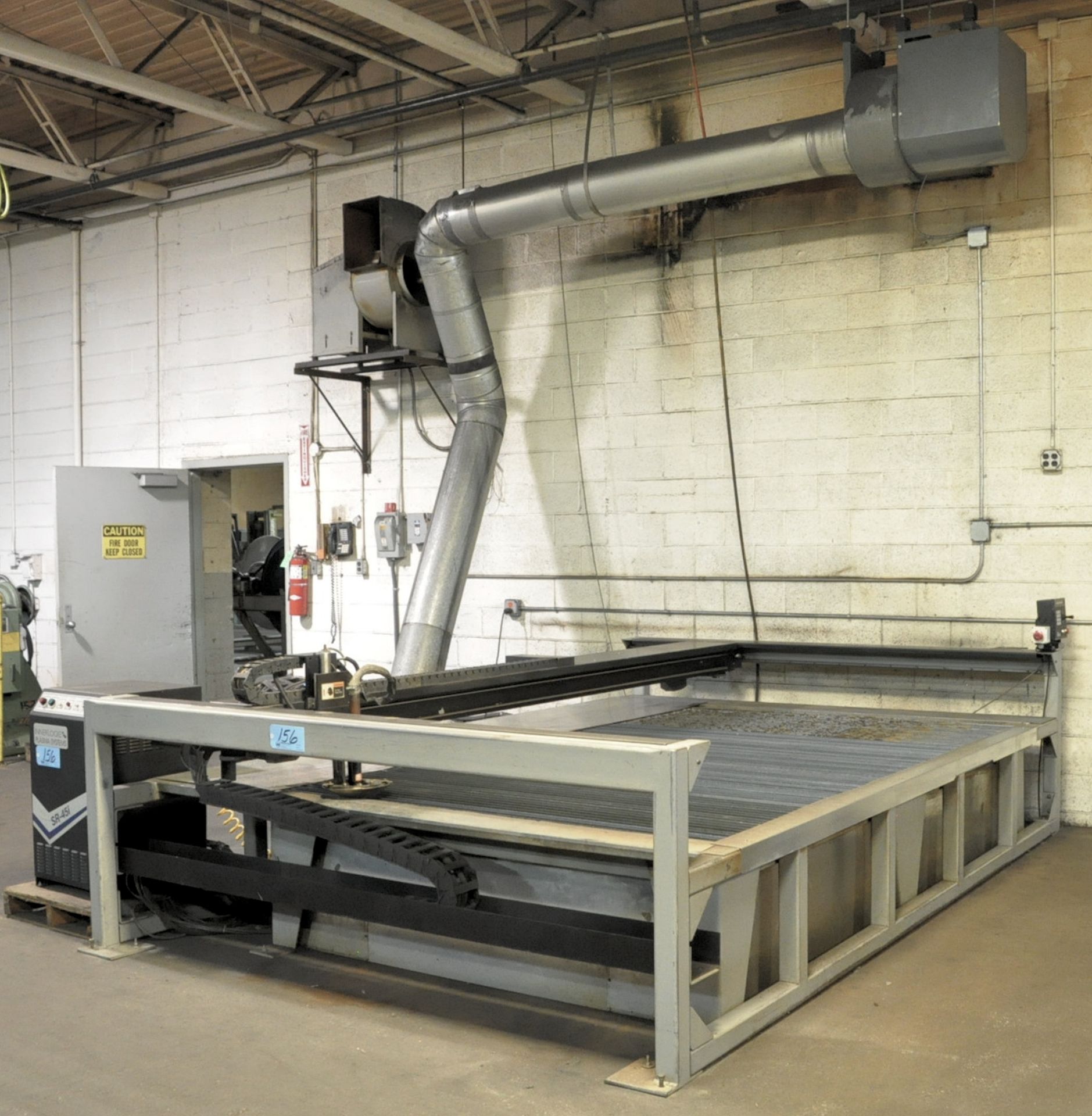 Cybermation Model# 7000b Plasma Cutting System, 72" x 120" Table, Inner Logic SR-45i Power Supply