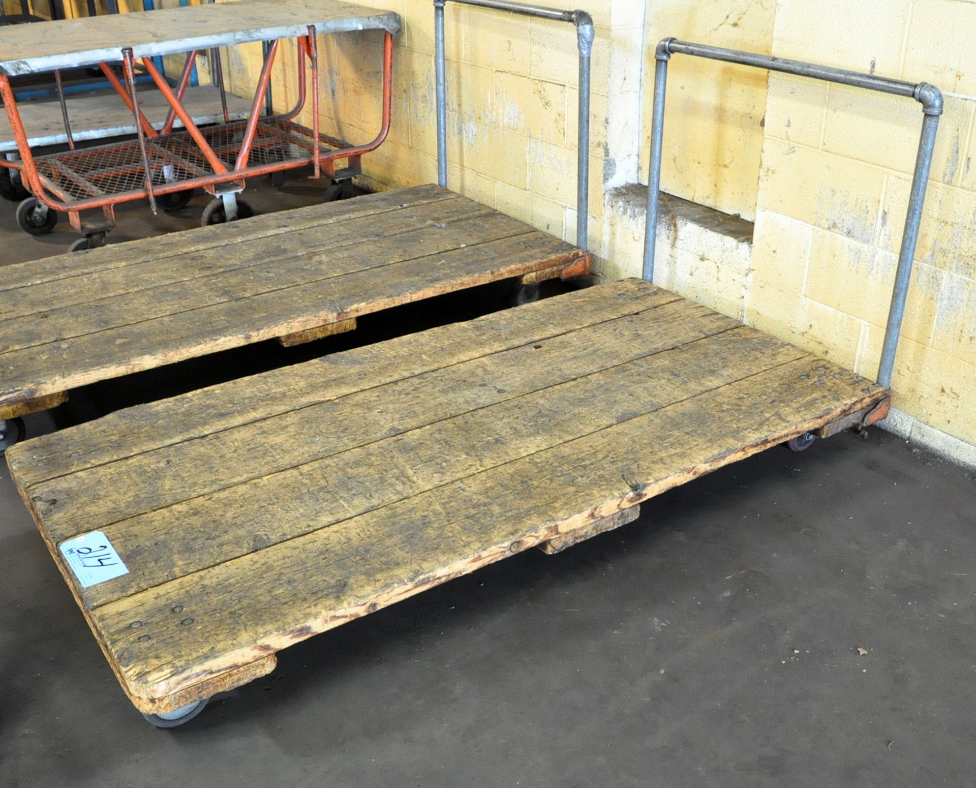 36" x 72" Flat Deck Shop Cart