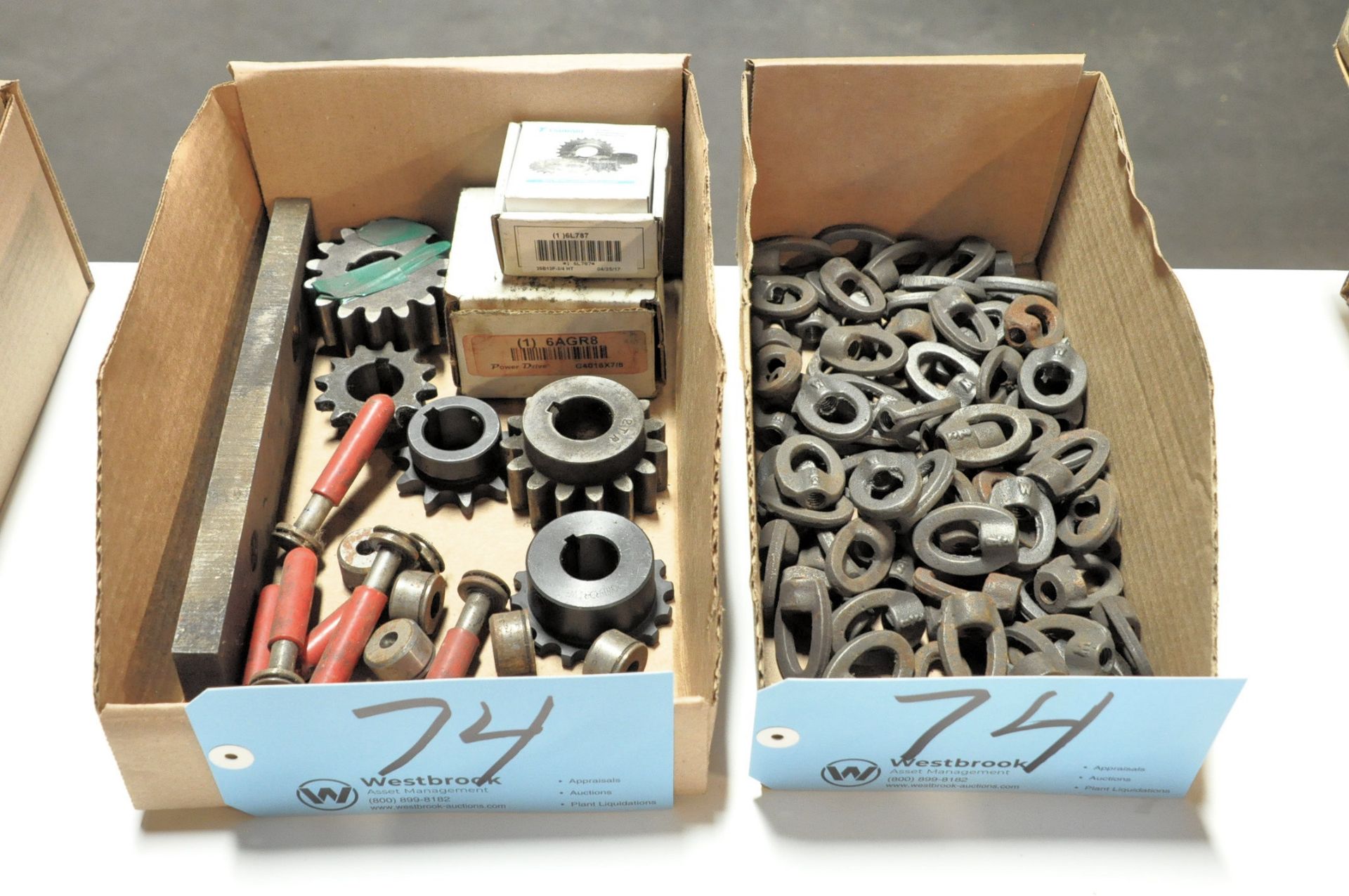 Lot-Ring Nuts and Sprockets in (2) Boxes