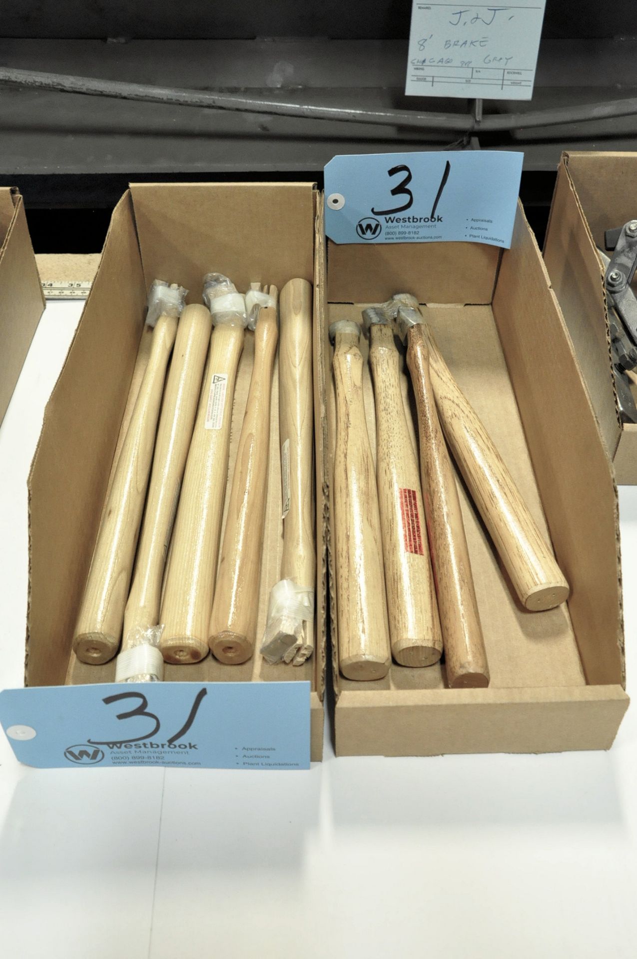 Lot-Tool Handles in (2) Boxes