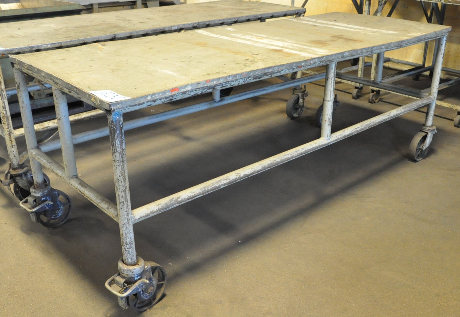 36" x 96" Steel Shop Cart