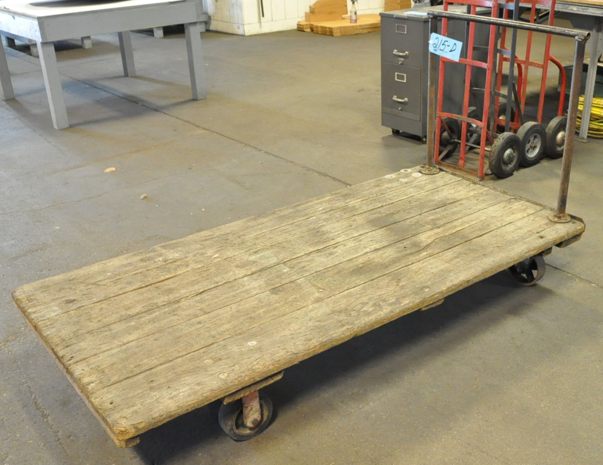 36" x 72" Flat Deck Shop Cart