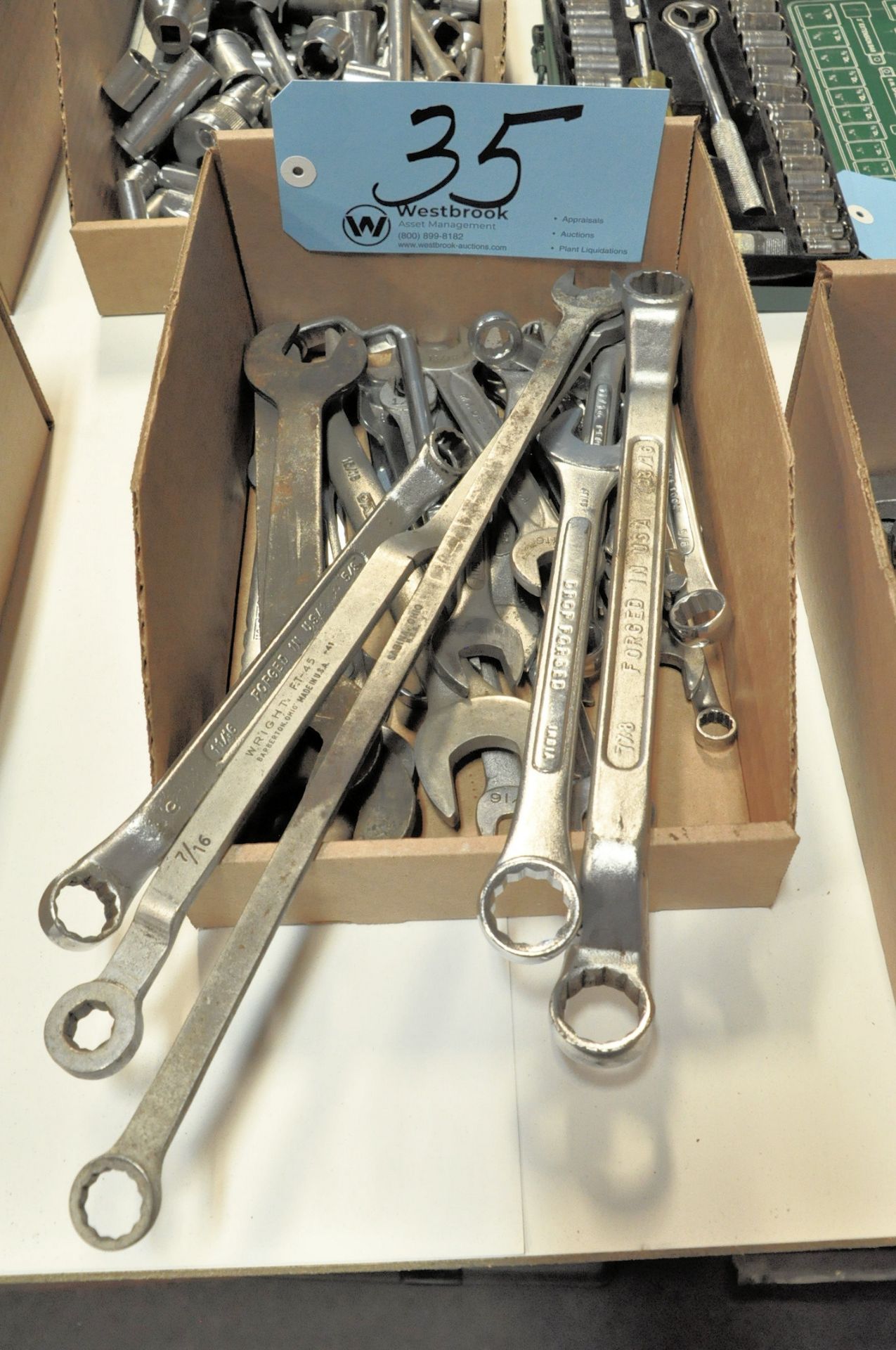 Lot-Mechanic's Wrenches in (1) Box