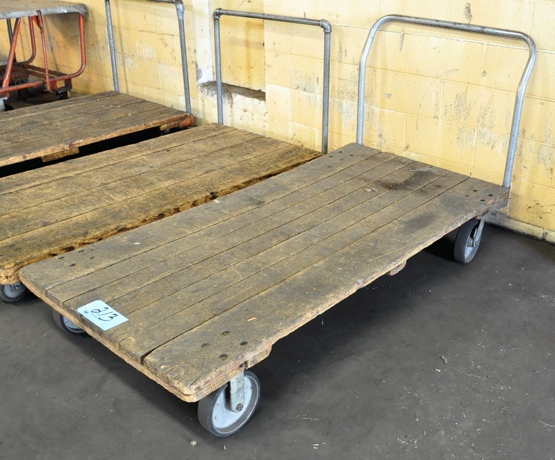 36" x 72" Flat Deck Shop Cart