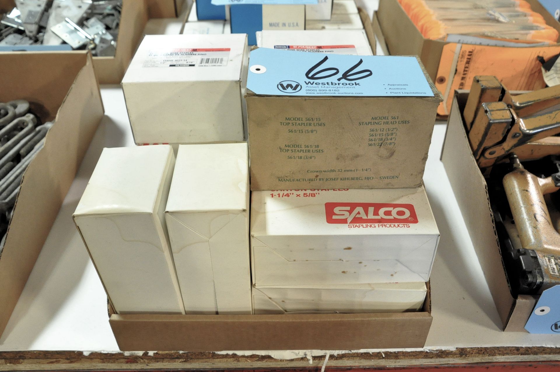 Lot-Boxes of Salco Staples in (1) Box