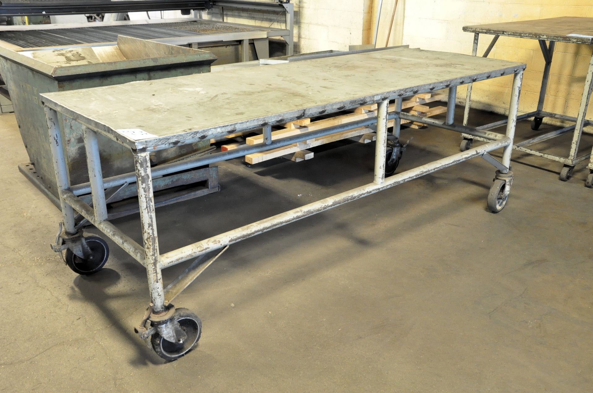 36" x 96" Steel Shop Cart