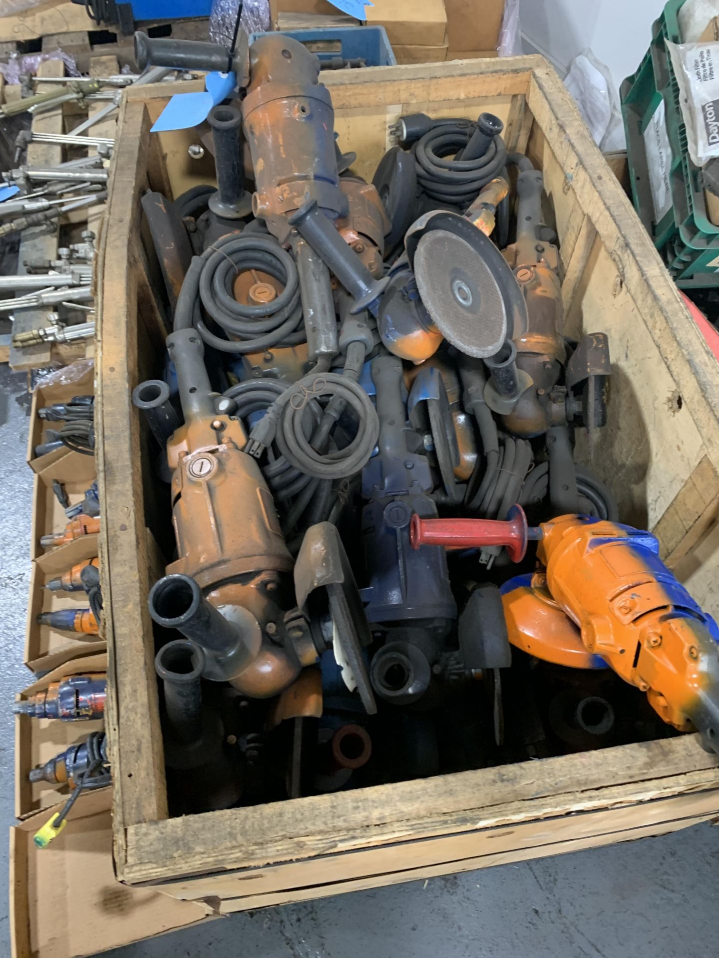 Lot of Angle Grinders, 110 Volt