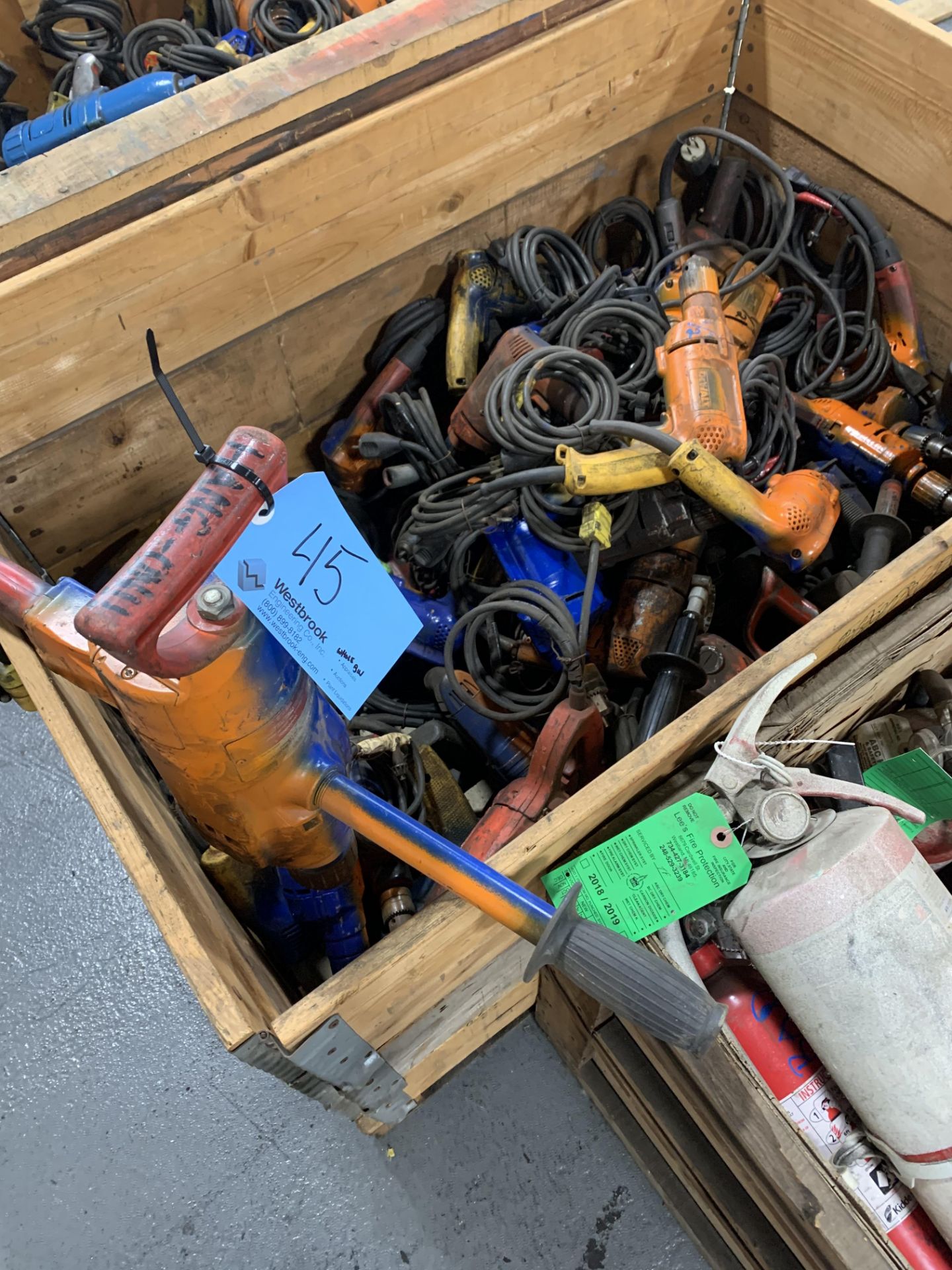 Lot of Various Size Electric Drills, 110 Volt - Image 2 of 3