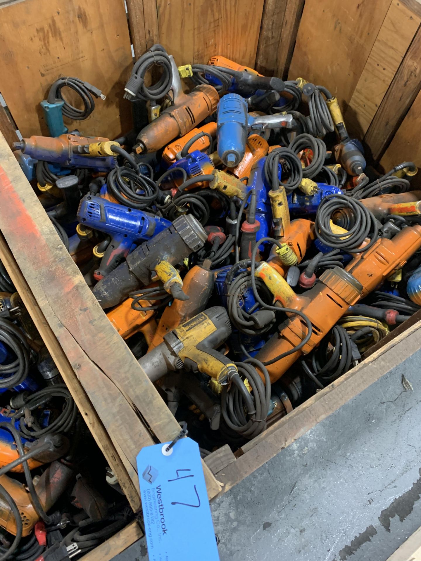 Lot of Various Size Electric Impact Guns, 110 Volts - Image 2 of 2
