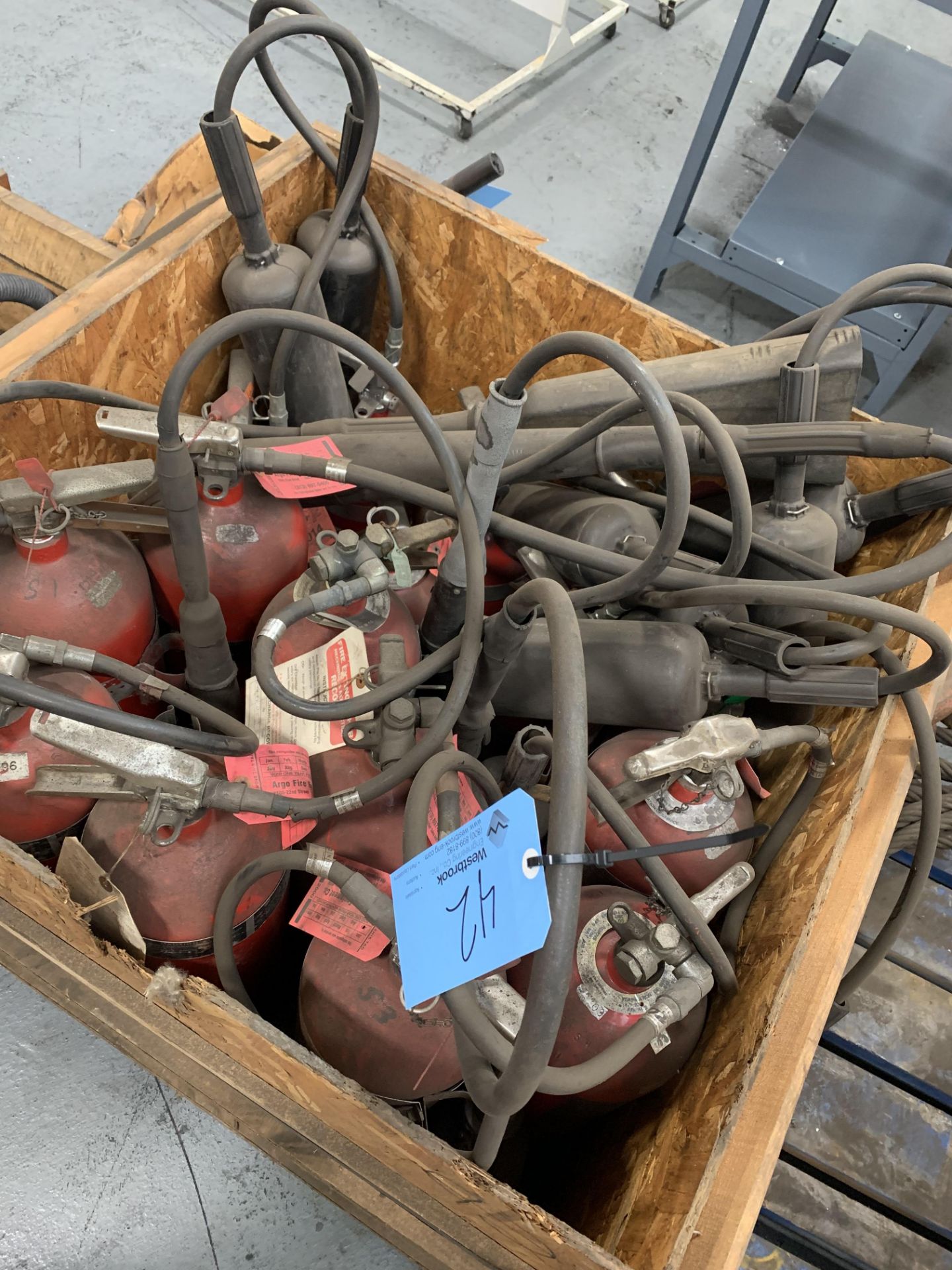 Lot of Various Size Fire Extinguers - Image 2 of 2