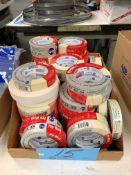 Lot-Various Packaged Masking Tape in (1) Box