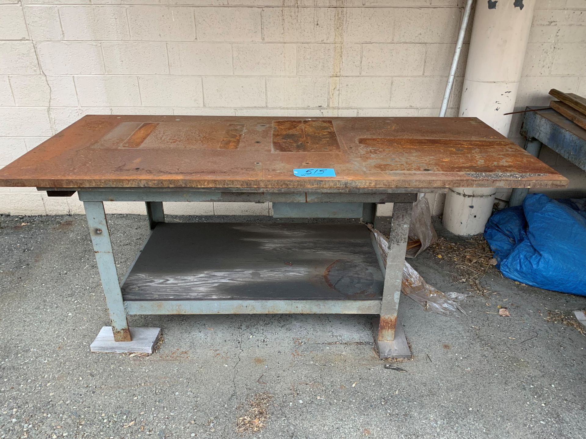 36" x 84" Steel Plate Layout Table, (Outside)