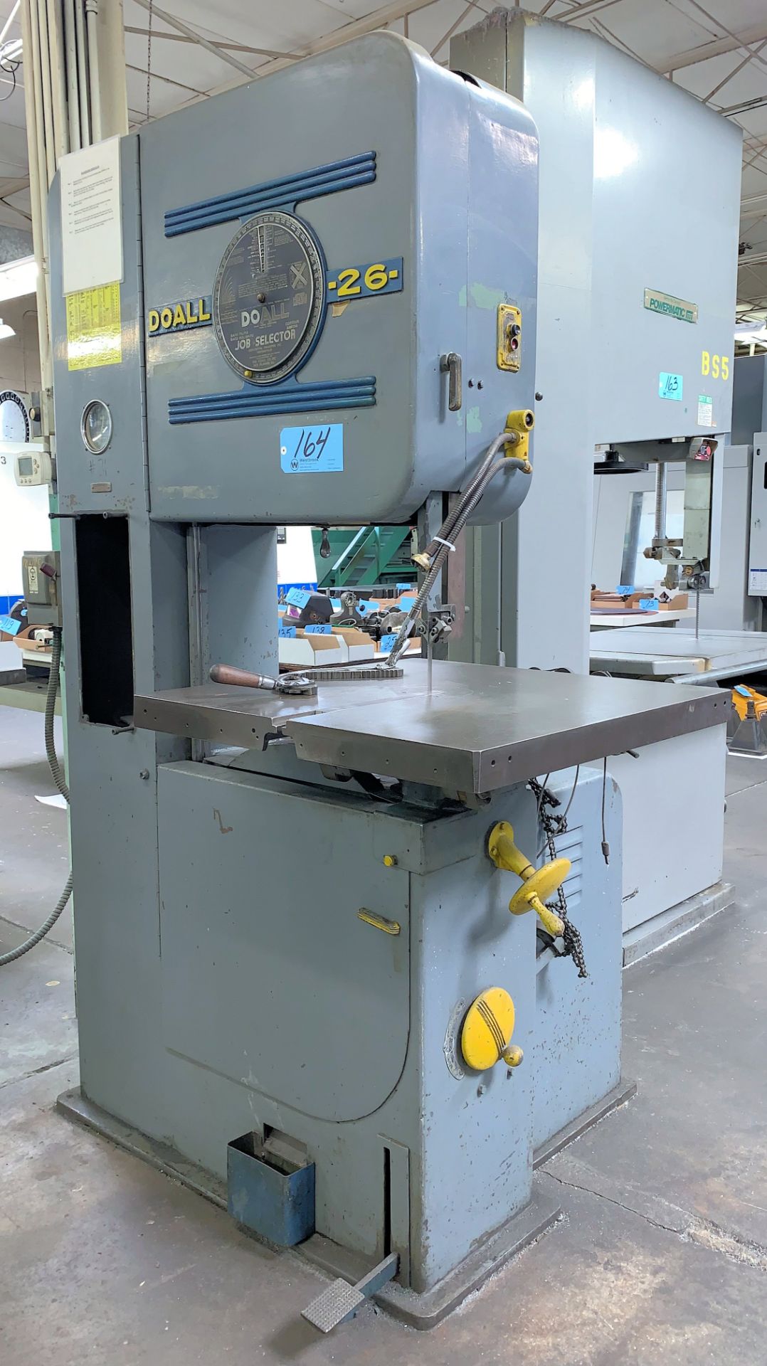 DoAll Model 26, 26" High Speed Vertical Band Saw