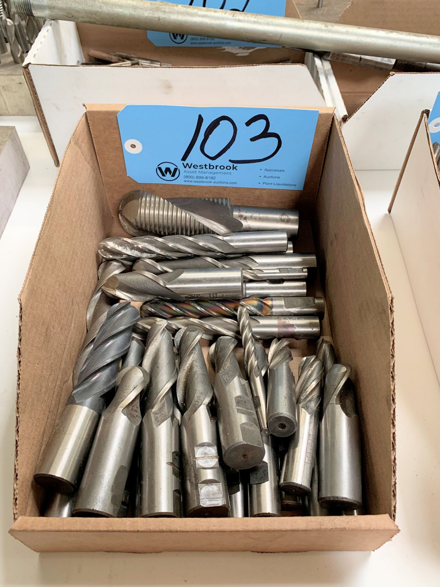 Lot-Ball Nose End Mills in (1) Box