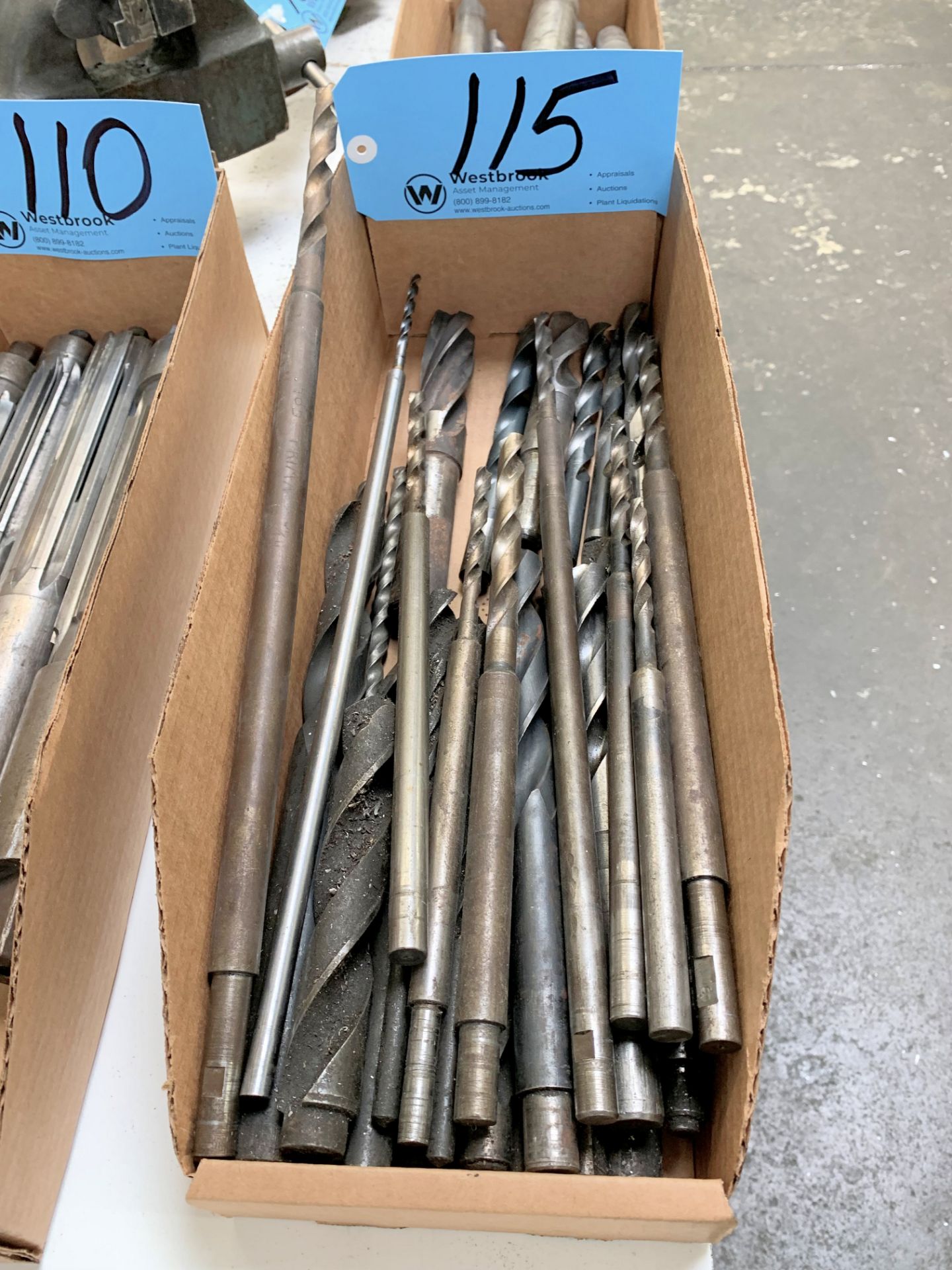 Lot-Long Straight Shank Drills in (1) Box