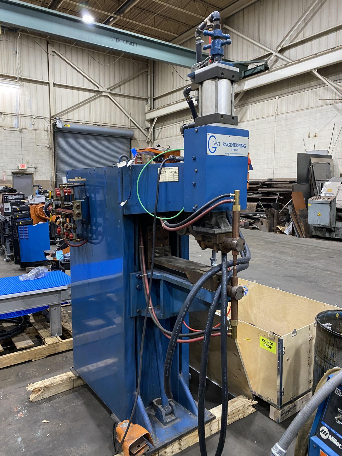 GWI (General Welders of Michigan) Press Type Spot Welder