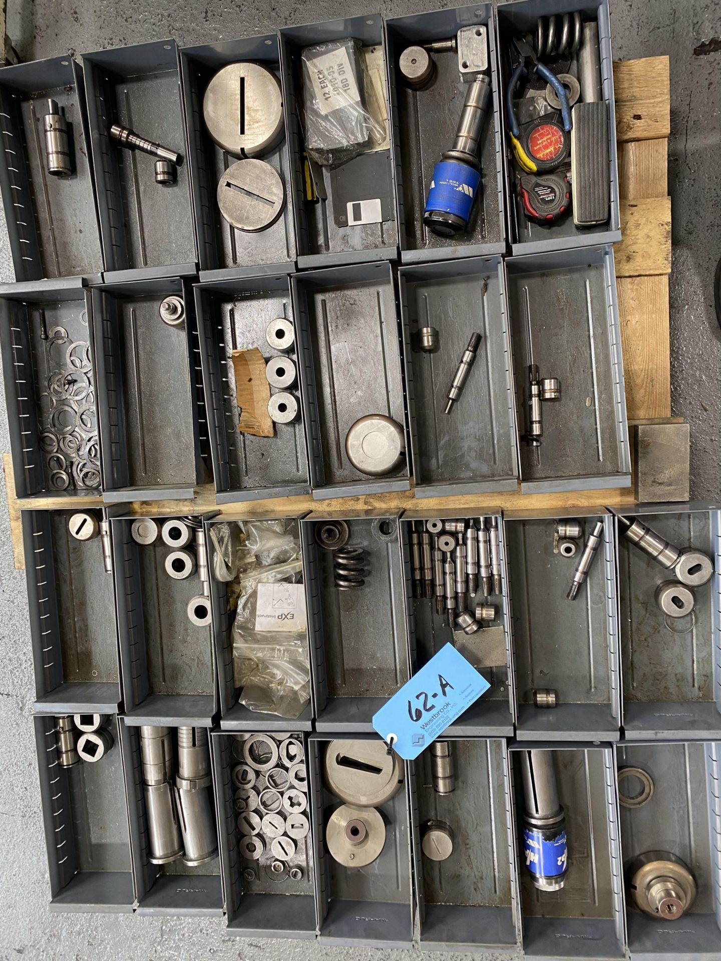 Lot of (3) Pallets, (1) Container of Turret Punch Tooling - Image 3 of 4