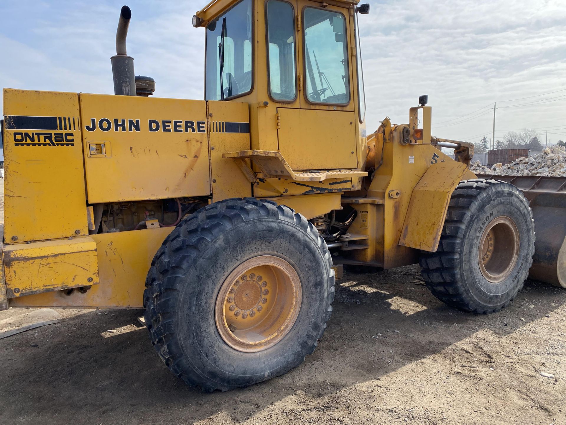 JOHN DEERE 544E WHEEL LOADER, 120 HP, 23,600 LB OPERATING WEIGHT, 2 YARD BUCKET, ENCLOSED CAB W/ - Image 7 of 17