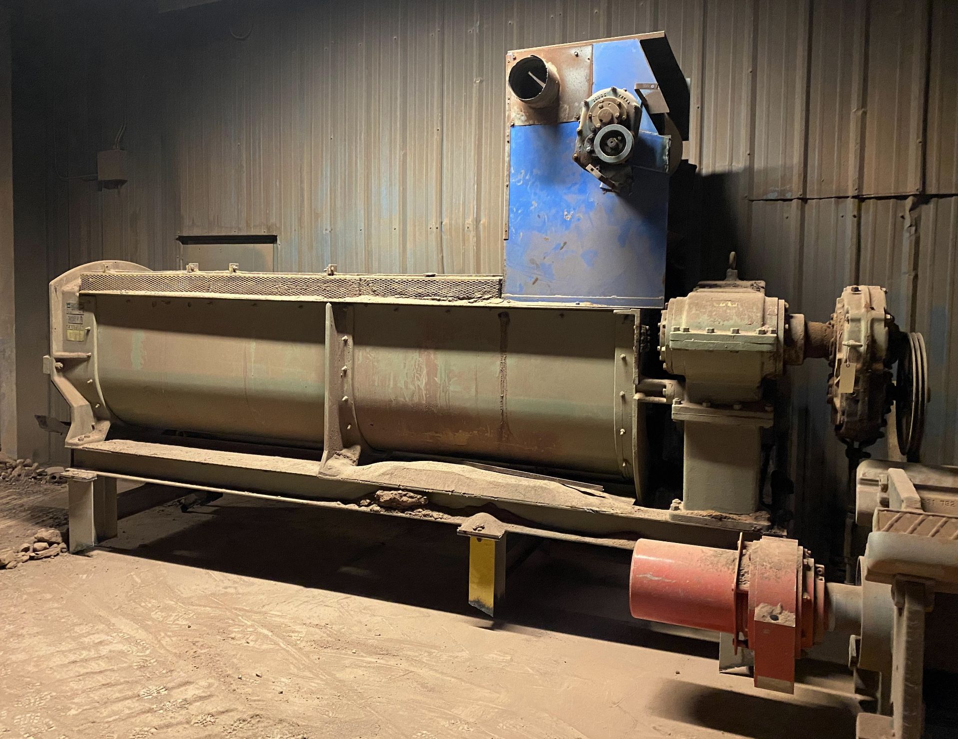 JC STEEL 300 SERIES PUG MILL, MODEL 300F JC, 60HP, R/H JUMBO OPEN PUG