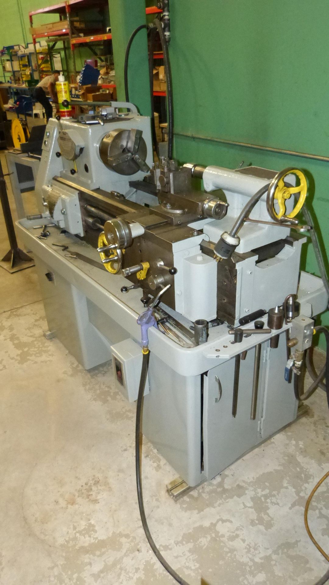 ELLIOT ENGINE LATHE, 14'' X 24'', INCH/METRIC TREADING, 30 TO 1200 RPM - Image 3 of 7