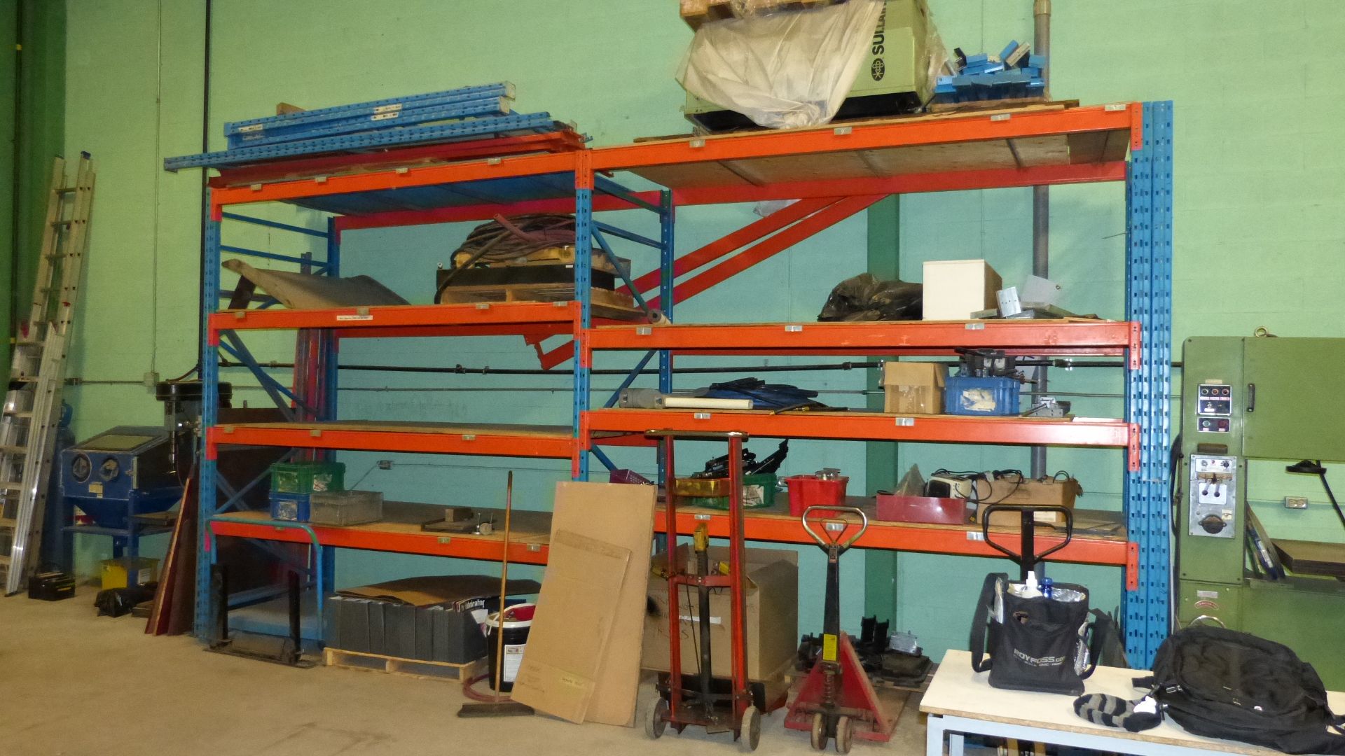 LOT (5) SECTIONS OF ADJUSTABLE WAREHOUSE RACKING - Image 3 of 4