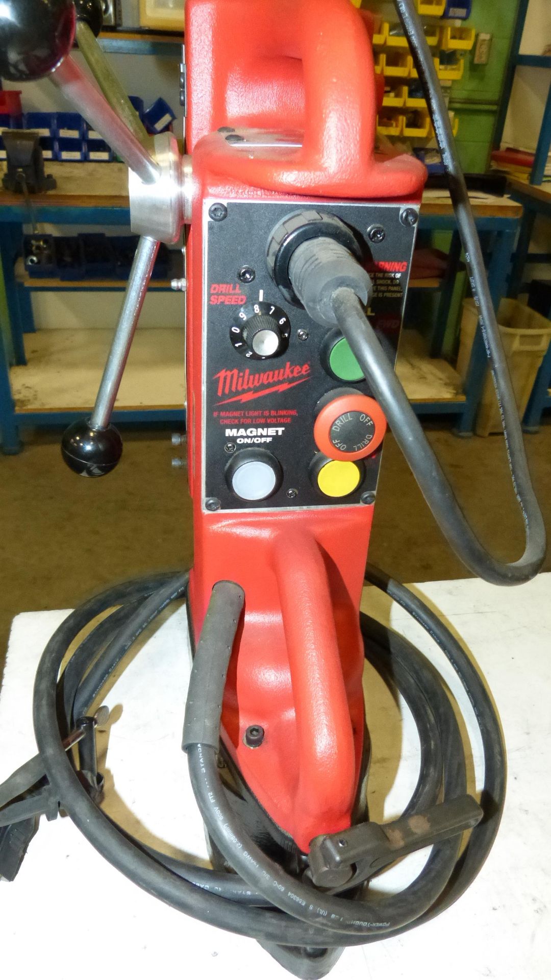 MILWAUKEE ELECTRONIC MAGNETIC DRILL PRESS - Image 4 of 4