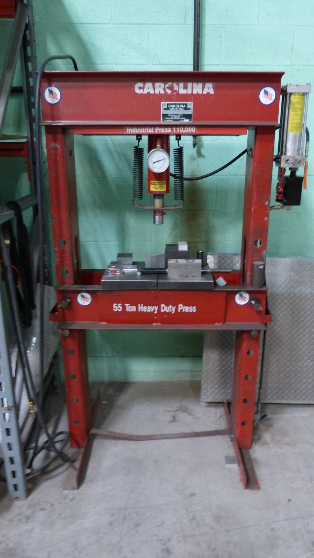 CAROLINA SHOP PRESS, MODEL CBP5500, 50 TON CAPACITY