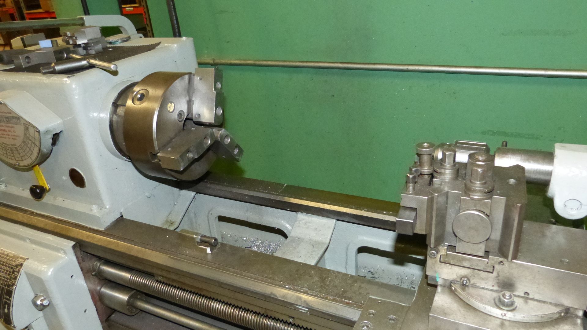 ELLIOT ENGINE LATHE, 14'' X 24'', INCH/METRIC TREADING, 30 TO 1200 RPM - Image 4 of 7