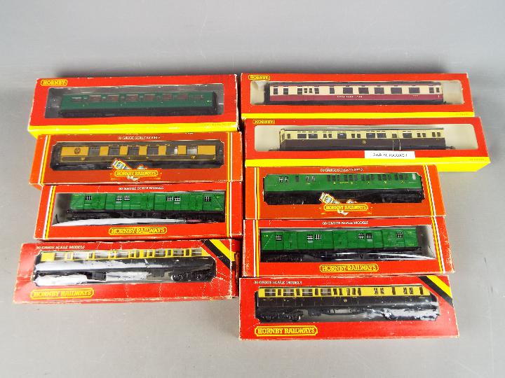 Hornby - Nine boxed OO gauge passenger coaches by Hornby.