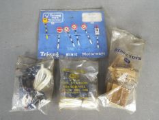 Dinky Toys, Triang Minic - A small group of Dinky Toys and Minic accessories.