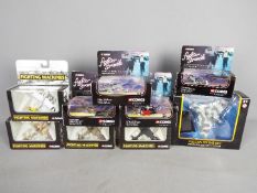 Corgi, Richmond Toys - A squadron of nine boxed diecast military aircraft in various scales.