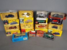Vanguards, Matchbox, Rextoys, others - 14 boxed diecast model vehicles in various scales.