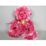 Charlie Bears - A Charlie Bears made soft toy teddy bear 'Raspberry Trifle' CB631404 ,