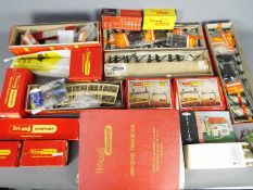 Triang Hornby, Playcraft - A group of boxed OO gauge model railway trackside accessories,