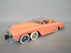 Century 21 Toys - An unboxed Thunderbirds plastic friction drive Lady Penelope's FAB1 by Century