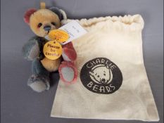 Charlie Bears - A Limited Edition Charlie Bears made soft toy teddy bear Keyring CBK635298B from