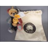 Charlie Bears - A Limited Edition Charlie Bears made soft toy teddy bear Keyring CBK635298B from