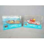 Ideal - Two boxed plastic 'Motorific Boats' by Ideal.