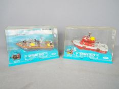 Ideal - Two boxed plastic 'Motorific Boats' by Ideal.