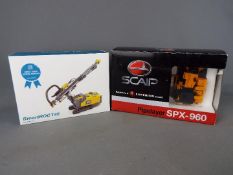 ROS Models, AtlasCopco - Two boxed 1:50 scale construction vehicles.