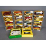 Corgi - A fleet of 17 mainly Code 3 diecast model Bedford OB buses by Corgi in various Operator