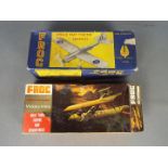 Frog - Two boxed model kits by Frog. Lot consists of Frog Single Seat Fighter Mk.