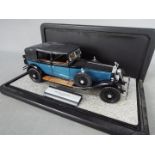 Franklin Mint - A boxed 1:24 scale 1929 Rolls-Royce Phantom I Cabriolet de Ville by Franklin Mint.