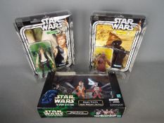 Kenner, Star Wars - Two carded Kenner Hasbro Star Wars 40th Anniversary 6" figures,