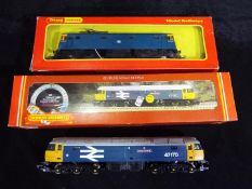 Triang Hornby - Two boxed OO gauge diesel and electric locomotives.