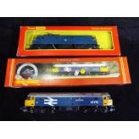 Triang Hornby - Two boxed OO gauge diesel and electric locomotives.