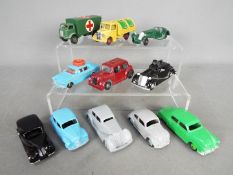 Dinky Toys, Corgi Toys, Crescent, Timpo - A group of 11 repainted / restored diecast vehicles.