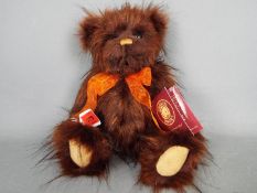 Charlie Bears - A Charlie Bears made soft toy teddy bear 'Tatty' CB6470070,
