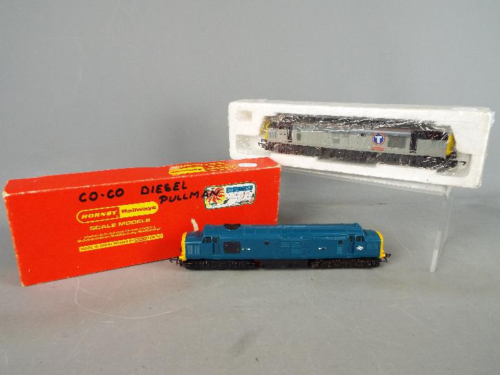 Hornby - Two boxed Hornby OO gauge Class 37 Diesel locomotives.