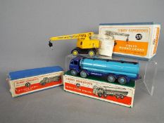 Dinky Toys - Two boxed Dinky Toys together with an empty Dinky Toys box.